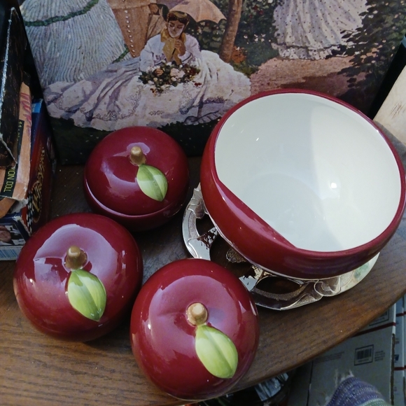 🍎RARE VINTAGE Apple  Fresh Temp-tations  Ovenware Serving Ware🍎Gift it. 🎁 - Picture 9 of 16